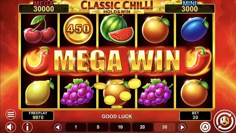 Classic Chilli Hold & Win - kombinasi kemenangan dengan 243 cara